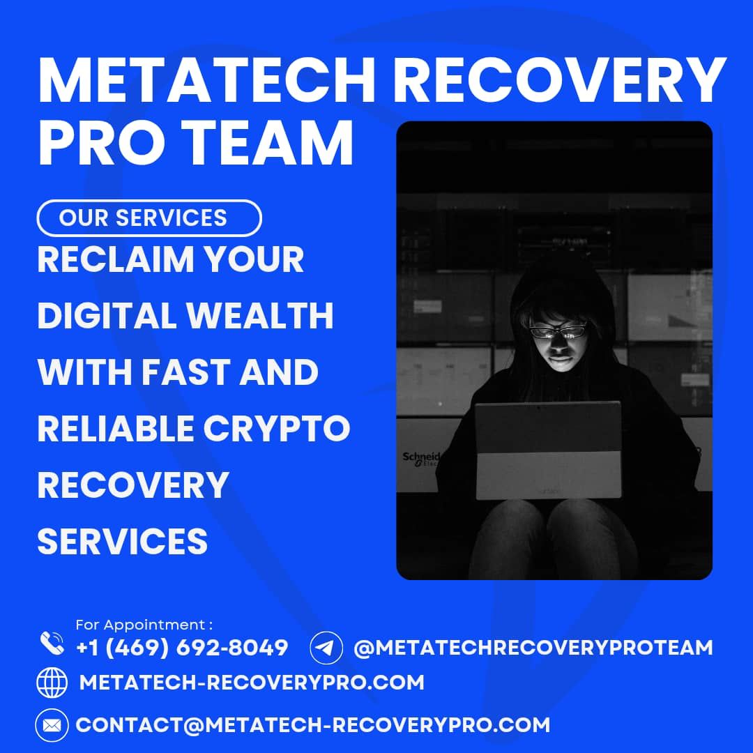 META TECH RECOVERY PRO should be consulted for hire as a cryptocurrency recovery specialist.